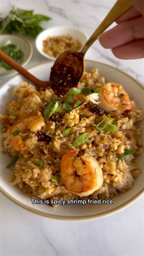 Spicy Shrimp Fried Rice Minute Recipe Recipe In Spicy