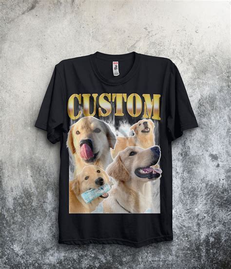 Custom Dog T Shirt Custom Golden Retriever Bootleg Here Custom Pet