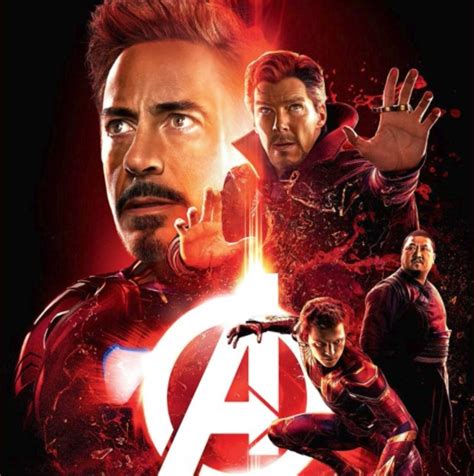 Lanzan pósters de la película Avengers Infinity war