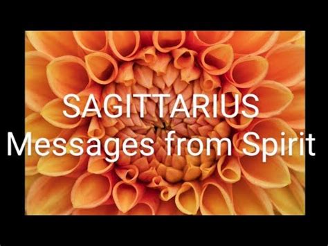 Sagittarius Messages From Spirit Tarot Reading Youtube