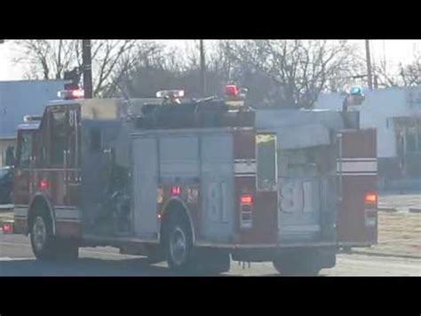 Derby Fire Dept Engine Responding Youtube