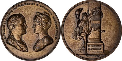 France Medal Mariage De Napol On Ier Et Marie Louise D Autriche