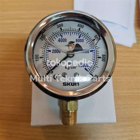 Promo Pressure Gauge Raket Stainless Inch Psi Kg Bar