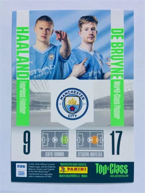 Erling Haaland Kevin De Bruyne Panini Top Class Magic Mix