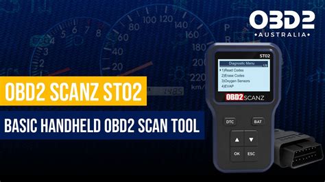 Obd2 Scanz St02 Basic Handheld Obd2 Scan Tool Youtube