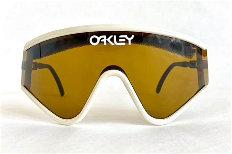 1988 Oakley Factory Pilot Eyeshade Vintage Sunglasses Full Set Including 2 Bronze Lenses New