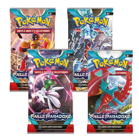 Cartes POKEMON Booster Faille Paradoxe EV04 Chez Rentreediscount