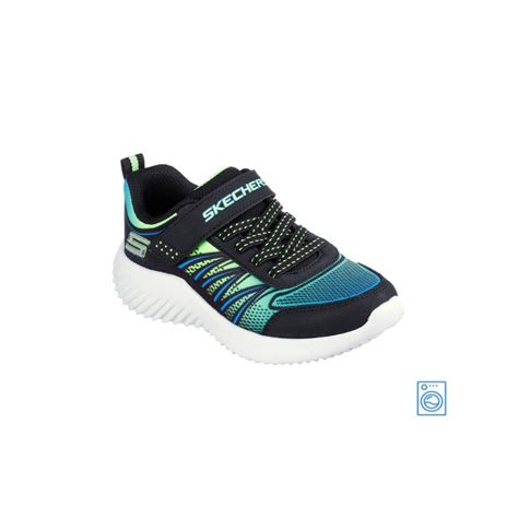 Skechers Zapatillas Bounder Zatic Negro Lima Ni O