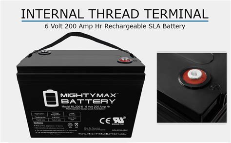 Mighty Max Battery 6V 200AH SLA Battery Replaces Champion M83CHP06V27