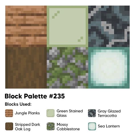 Block Palettes On Instagram Palette 235 Find More Minecraft Block