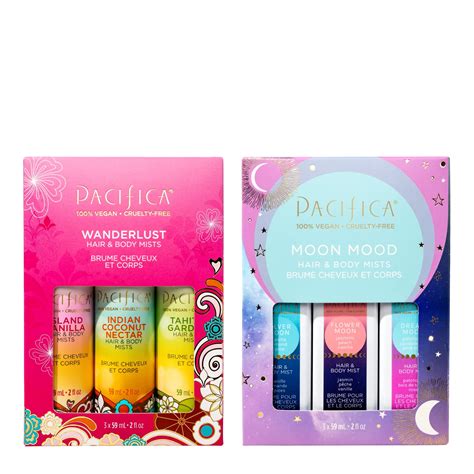 Pacifica Beauty Clean Hair Perfume Body Spray Sampler Set