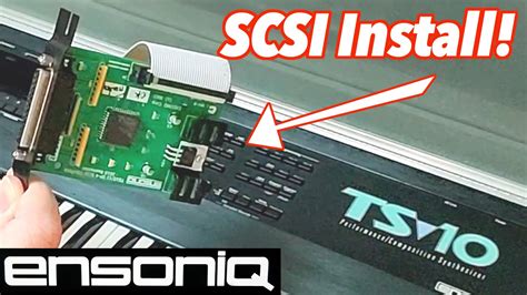 Ensoniq TS 10 SCSI Install And Demo YouTube