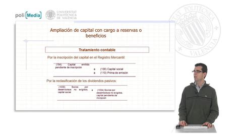 Contabilización De Las Operaciones De Ampliación Del Capital Aumento De Capital Con Cargo