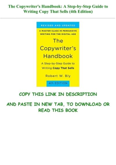 The Copywriter S Handbook A Step By Step Guide To Writing Copy That