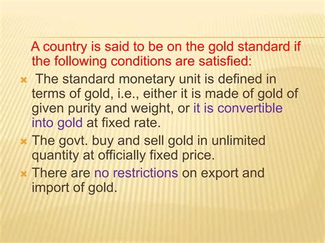 Mint Parity Theory Of Exchange Rate Determination Ppt