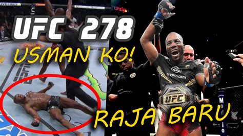 Hasil UFC 278 KAMARU USMAN LENGSER LEON EDWARDS MENANG KO YouTube