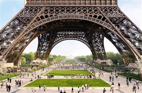 Proyecto One De La Torre Eiffel Mejora Paisajística Para París