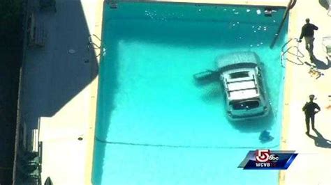 Images Suv Crashes Into Pool