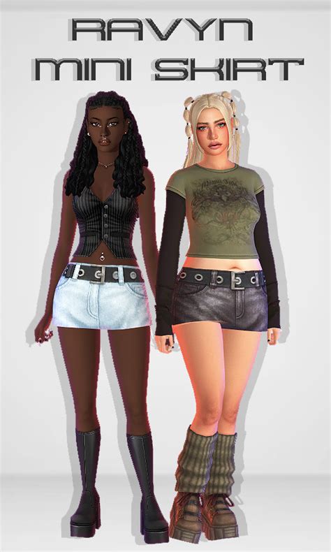 Ravyn Mini Skirt The Sims 4 Create A Sim Curseforge