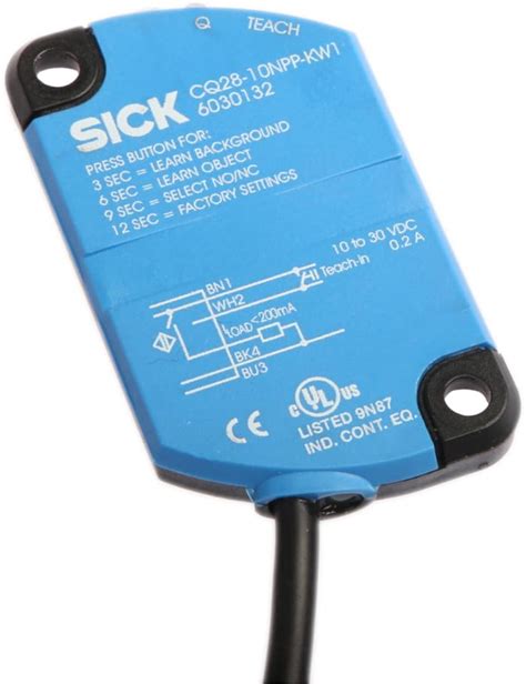 Cq28 10npp Kw1 Sick Sick Capacitive Block Style Proximity Sensor 10