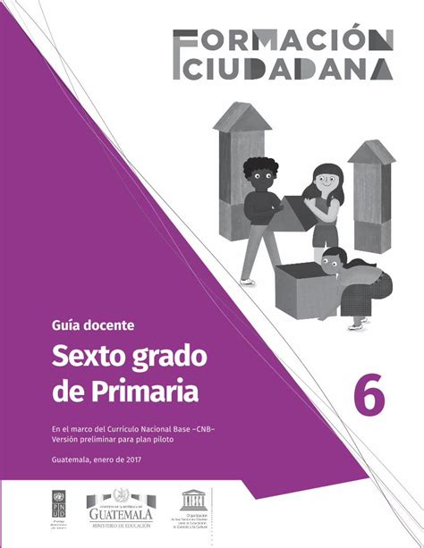 Pdf Guía Docente Sexto Grado De Primaria 6 Dokumentips