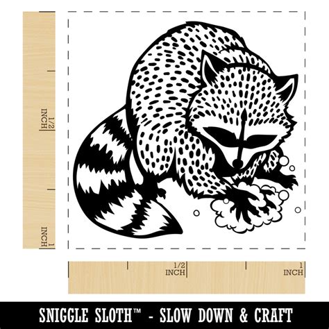 Raccoon Washing Hands Self-Inking Rubber Stamp Ink Stamper | Michaels