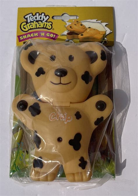 Vintage Teddy Grahams Snack N Go Container New Sealed Chip The Bear Nip Ebay