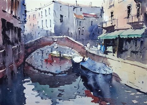 Tim Wilmot, Venice | Painting, Original watercolors, Watercolor