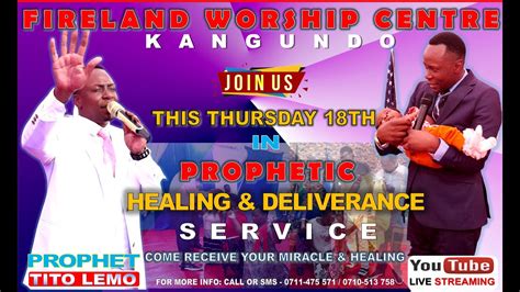 PROPHETIC HEALING DELIVERANCE SERVICE LIVE ONE On ONE THROUGH PHONE