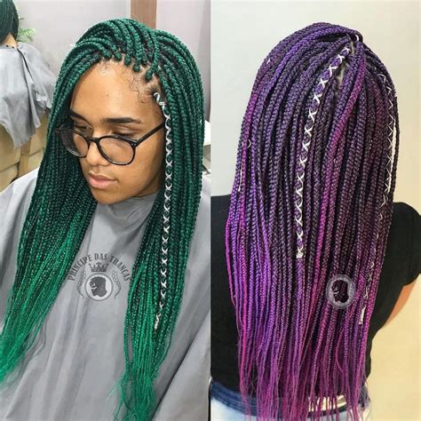 JÁ ESCOLHEU SUA COR PARA ESTE CARNAVAL BOX BRAIDA COLOR Hair