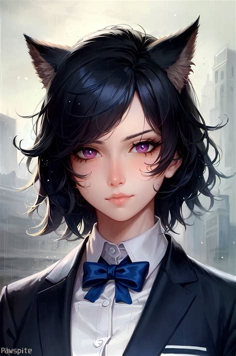 Catgirl Portrait By Pawspite On Deviantart