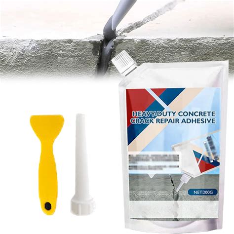 Heavy-Duty Concrete Crack Repair Adhesive, Self Leveling Concrete Crack