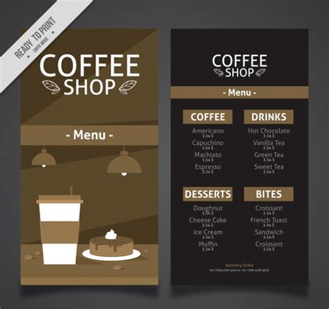 Cafe Menu Examples - 9+ Examples