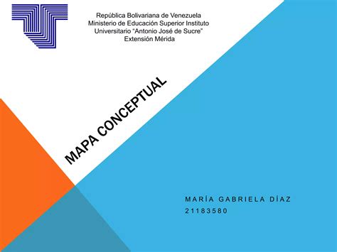 Mapa Conceptual Maria Gabriela Diaz PPT