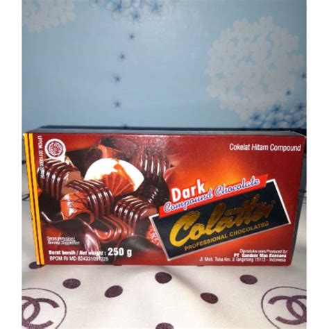 Jual Colatta Cokelat Hitam Compound Dark Compound Chocolate Shopee