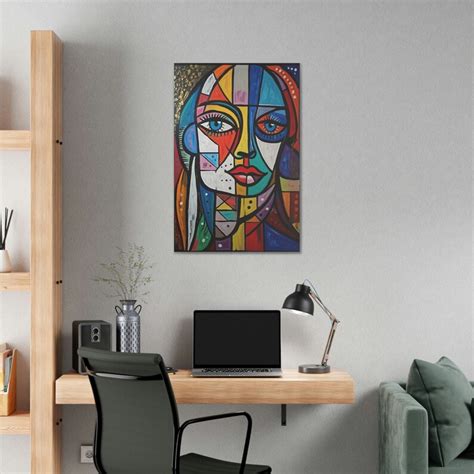 Picasso Style Abstract Cubism Art Print Canvas Wall Decor - Etsy