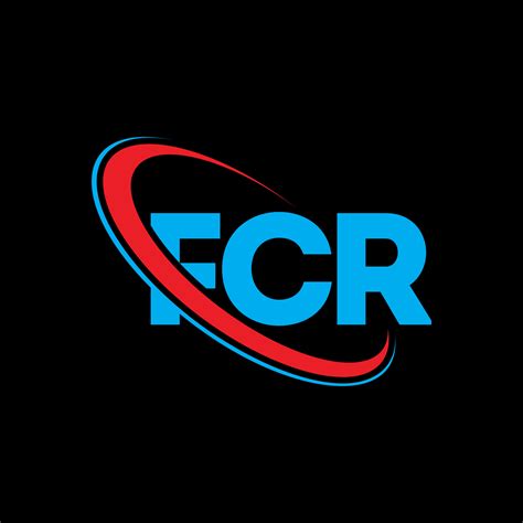 logotipo de fcr. carta fcr. diseño del logotipo de la letra fcr
