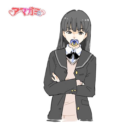 Safebooru 1girl Amagami Ayatsuji Tsukasa Black Eyes Black Hair Black