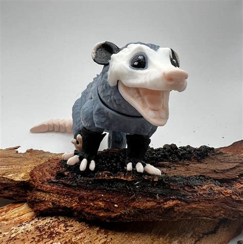 Opossum Fidget Toy Articulating Fidget Toy Fun Sensory Etsy