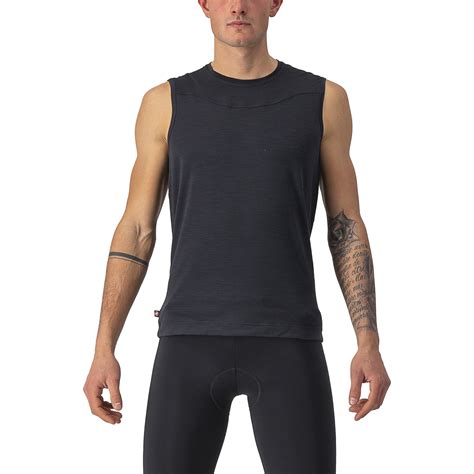 Castelli Maillot De Corps Sans Manches Homme Bandito Wool Noir