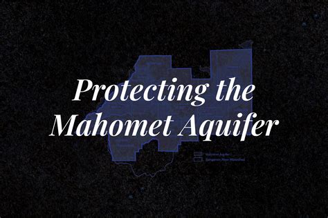 Protecting The Mahomet Aquifer A Critical Source Of Illinois Drinking