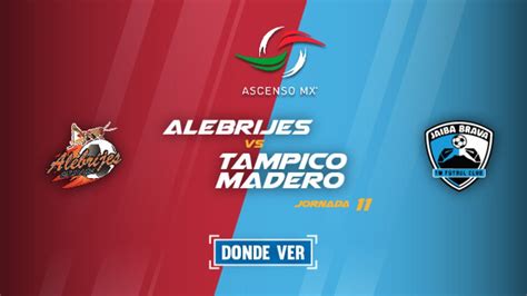 A Qu Hora Y D Nde Ver Alebrijes Vs Tampico Madero Jornada Ascenso