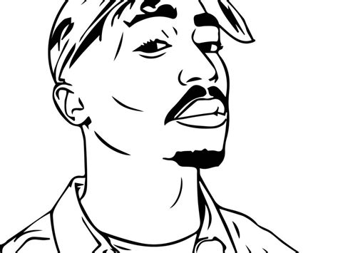 Tupac Coloring Pages Printable Coloring Pages