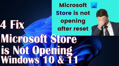 Microsoft Store Is Not Opening After Reset 4 Fix How To YouTube