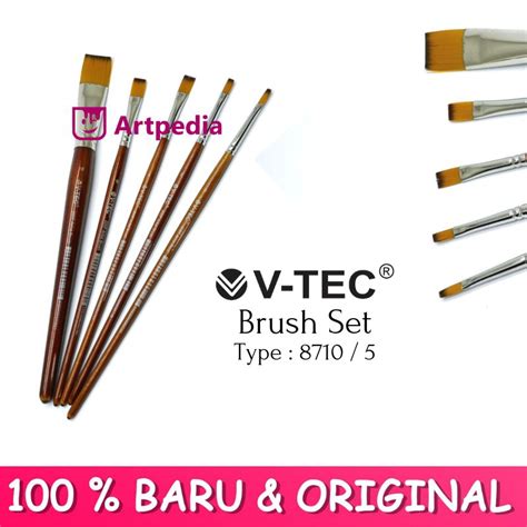 Jual V Tec Brush Set Kuas Lukis Set Kuas Vtec Shopee