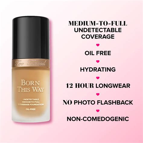 New Too Faced Born This Way Matte 24 Hour Foundation Color Natural