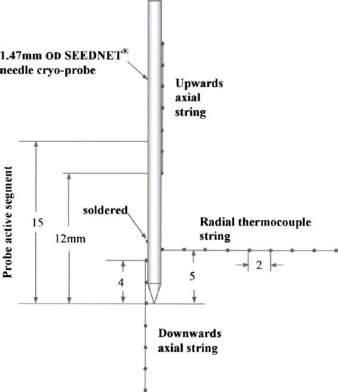 Placement of the thermocouple junctions adjacent to the insertion ...