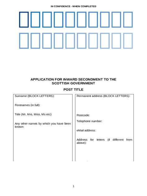 Secondment Authorisation Out Doc Template Pdffiller