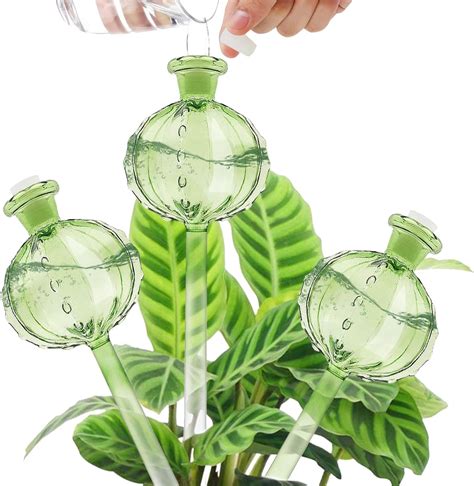 NAVESO Plant Watering Globes 4PCS Cactus Self Watering Plant Bulbs