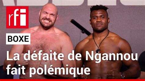 Boxe La Victoire De Tyson Fury Contre Francis Ngannou Cr La